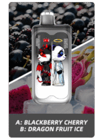 Merry Mi Panda Twins 40000 Puffs – podwójny smak w jednym urządzeniu